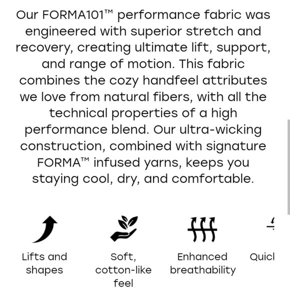 Glyder Mantra Crop White & Black Stripe (Lululemon Quiet Stripe dupe) - Picture 13 of 13